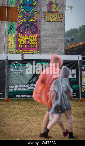 Zwarte Cross 2019 in Breskens, Niederlande. 20. Juli 2019. Festival, schlechtes Wetter am Zwarte Cross Credit: Pro Schüsse/Alamy leben Nachrichten Stockfoto