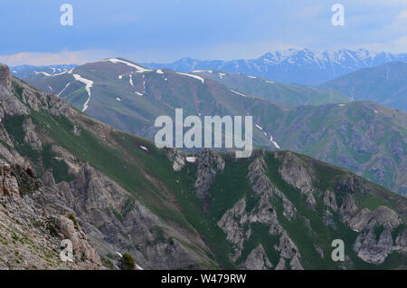 Aufstieg einer größeren Ugam-Chatkal Chingam Peak National Park, Usbekistan Stockfoto