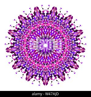 Florale Mandala - abstrakte Rundschreiben Vector Graphic Design Stock Vektor