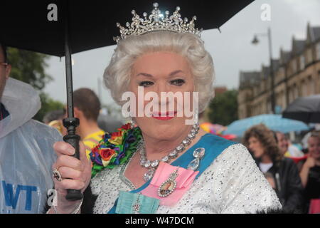 Newcastle upon Tyne, UK, 20. Juli 2019, Nördliche Gay Pride Festival Parade, Kredit: DavidWhinham/Alamy Stockfoto
