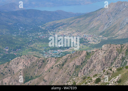 Aufstieg einer größeren Ugam-Chatkal Chingam Peak National Park, Usbekistan Stockfoto