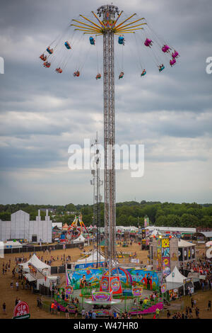 Zwarte Cross 2019 in Breskens, Niederlande. 20. Juli 2019. Festival, Samstag, Festival aus der Luft Credit: Pro Schüsse/Alamy leben Nachrichten Stockfoto