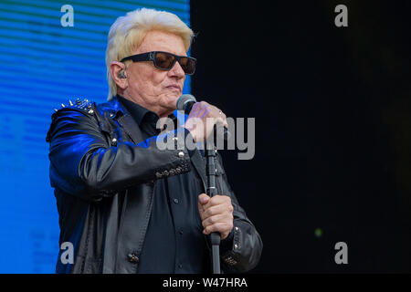 Zwarte Cross 2019 in Breskens, Niederlande. 20. Juli 2019. Festival, Samstag, Heino (Deutscher Schauspieler) Credit: Pro Schüsse/Alamy leben Nachrichten Stockfoto