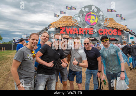 Zwarte Cross 2019 in Breskens, Niederlande. 20. Juli 2019. Festival, Samstag, Haupteingang Credit: Pro Schüsse/Alamy leben Nachrichten Stockfoto