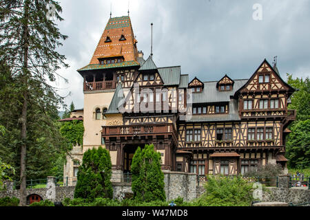 Schloss Pelisor, Sinaia, Rumänien Stockfoto