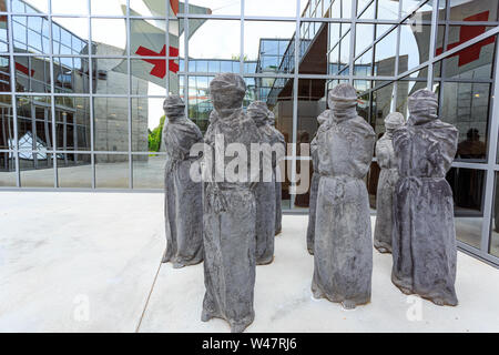 Das Internationale Museum des Roten Kreuzes und des Roten Halbmondes in Genf Stockfoto