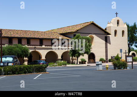 Die Alte Mission Santa Ines Solvang, Santa Barbara County, Kalifornien, USA Stockfoto