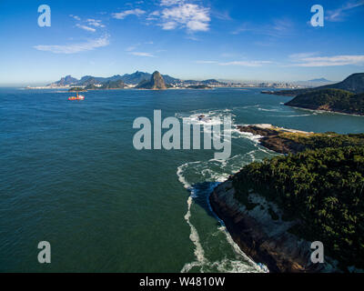 Wunderbare Städte der Welt. Stadt von Rio de Janeiro, Brasilien, Südamerika. Stockfoto