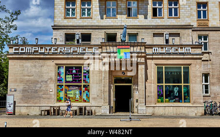 Die computerspielemuseum ist ein Computer Museum in Berlin. Es wurde 1997 gegründet. Stockfoto