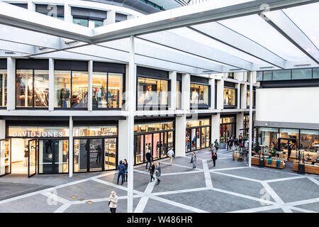 David Jones Kaufhaus in Barangaroo im Stadtzentrum von Sydney, New South Wales, Australien Stockfoto