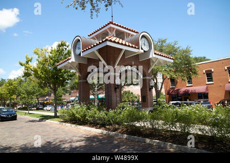 Die historische Innenstadt von Wintergarten auf der West orange Trail in der Nähe von Orlando, Florida fl usa Vereinigte Staaten von Amerika Stockfoto