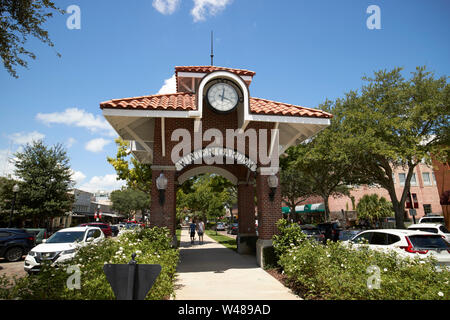 Die historische Innenstadt von Wintergarten auf der West orange Trail in der Nähe von Orlando, Florida fl usa Vereinigte Staaten von Amerika Stockfoto