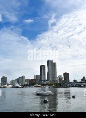 Bucht von Manila Stockfoto