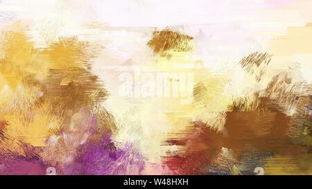 Antikweiß, Sienna und alte lila Farbe gebürstet Malerei. es als Hintergrund oder Textur verwenden. Stockfoto