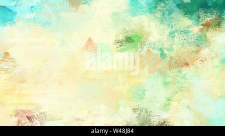 Tee grün, hell golden Rod gelb und Medium Sea Green Farbe gebürstet Malerei. es als Hintergrund oder Textur verwenden. Stockfoto