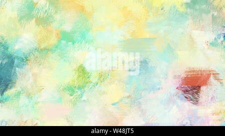 Pinsel malen Mit gemischten Farben Tee Grün, Cadet blue und Pastell blau. abstract grunge Kunst für den Einsatz als Hintergrund, Struktur oder Design Element. Stockfoto