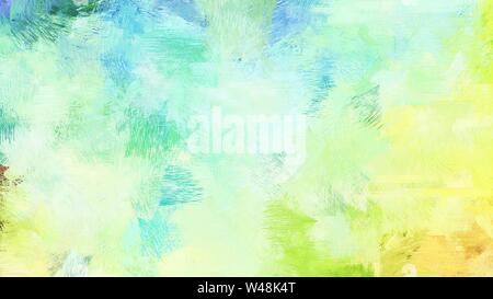 Hell gebürstet Malerei mit Tee Grün, Kadett blau und dunkles Khaki Farben. es als Hintergrund oder Textur verwenden. Stockfoto
