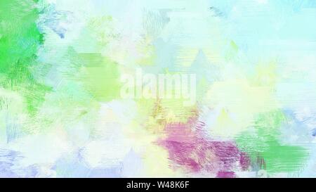 Künstlerische illustration Malerei mit Tee Grün, Lavendel und pastellgrünen Farben. Es als kreative Hintergrund oder Textur verwenden. Stockfoto