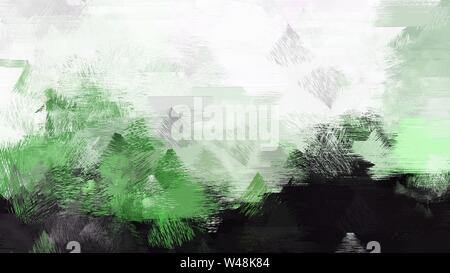 Hell gebürstet Malerei mit sehr dunkles Blau, sehr dunkel grün und beige Farben. es als Hintergrund oder Textur verwenden. Stockfoto
