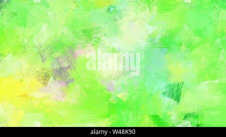 Hell gebürstet Malen mit Licht grün, Tee Grün und Lime Grün Farben. es als Hintergrund oder Textur verwenden. Stockfoto