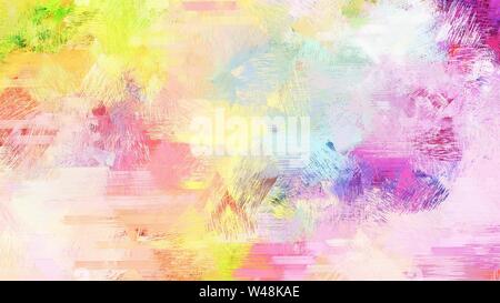 Pinsel gemalten Hintergrund mit Pastell rosa, Khaki und Mulberry Farbe. Stockfoto