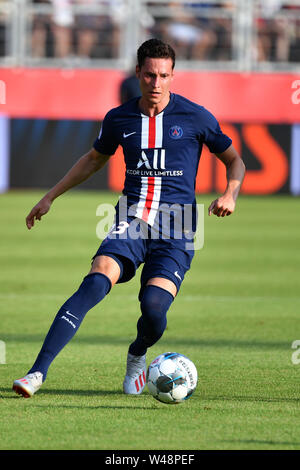 Julian Draxler (PSG), Aktion, Single Action, Rahmen, Ausschneiden, vollen Körper, ganze Figur. 1.FC Nuremberg-Paris Saint Germain (PSG) 1-1, am 20.07.2019 Max Morlock Stadion Nürnberg, Freundschaftsspiel, DFL-Bestimmungen verbieten die Verwendung von Fotografien als BILDSEQUENZEN UND/ODER QUASI-VIDEO. | Verwendung weltweit Stockfoto