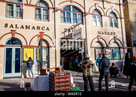 Salamanca Obstmarkt in Hobart, Tasmanien, Australien Stockfoto