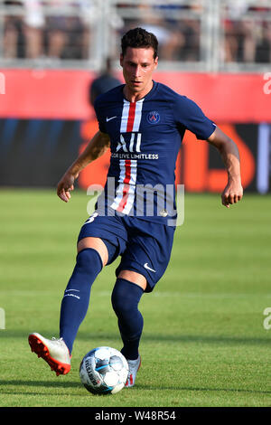 Julian Draxler (PSG), Aktion, Single Action, Rahmen, Ausschneiden, vollen Körper, ganze Figur. 1.FC Nuremberg-Paris Saint Germain (PSG) 1-1, am 20.07.2019 Max Morlock Stadion Nürnberg, Freundschaftsspiel, DFL-Bestimmungen verbieten die Verwendung von Fotografien als BILDSEQUENZEN UND/ODER QUASI-VIDEO. | Verwendung weltweit Stockfoto