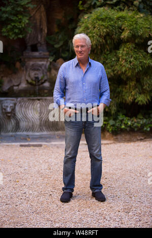 Roma - Richard Gere beachtet bei der Präsentation von "L'incredibile Vita di Norman (Norman)' Stockfoto