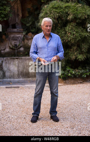 Roma - Richard Gere beachtet bei der Präsentation von "L'incredibile Vita di Norman (Norman)' Stockfoto