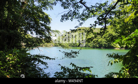 Juniko zwölf Seen in der Shirakami-Sanchi Bergregion. Weltkulturerbe der UNESCO in der Region Tohoku. Präfektur Aomori, Japan Stockfoto