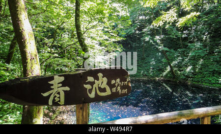 Juniko zwölf Seen in der Shirakami-Sanchi Bergregion. Weltkulturerbe der UNESCO in der Region Tohoku. Präfektur Aomori, Japan Stockfoto