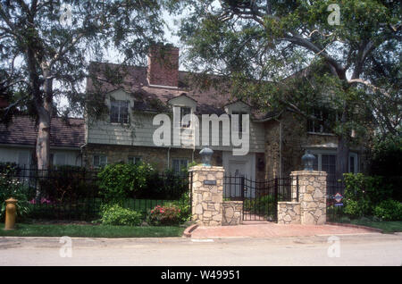 Toluca Lake, Kalifornien, USA, 1. September 1994 eine allgemeine Ansicht der Atmosphäre von Denzel Washington's Home am 1. September 1994 in Toluca Lake, Kalifornien, USA Foto von Barry King/Alamy Stock Foto Stockfoto