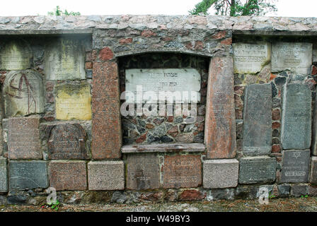 Der alte jüdische Friedhof in Suwalki, Polen. 5. Juli 2009 © wojciech Strozyk/Alamy Stock Foto Stockfoto