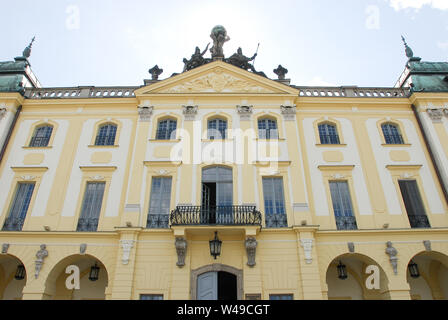 Barocke Branicki-palast gebaut im 17. Jh. von Tylman van Gameren für Jan Klemens Branicki in Bialystok, Polen entwickelt. 2. Mai 2019 © wojciech St Stockfoto