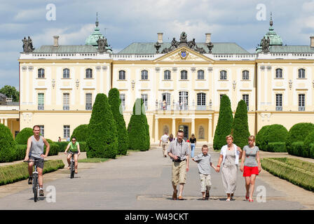 Barocke Branicki-palast gebaut im 17. Jh. von Tylman van Gameren für Jan Klemens Branicki in Bialystok, Polen entwickelt. 2. Mai 2019 © wojciech St Stockfoto