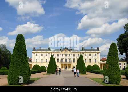 Barocke Branicki-palast gebaut im 17. Jh. von Tylman van Gameren für Jan Klemens Branicki in Bialystok, Polen entwickelt. 2. Mai 2019 © wojciech St Stockfoto