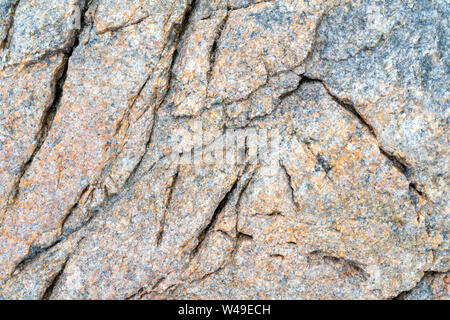 Schöne ungleichmäßige Textur der rosa Stein. Stockfoto