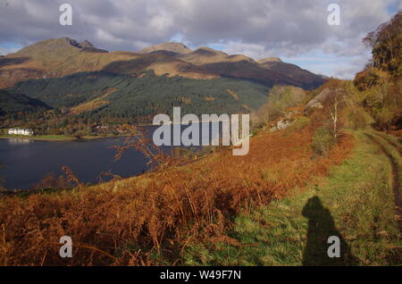 Der Loch Lomond und Cowal Weg. Halbinsel Cowal. Hochland. Schottland. Großbritannien Stockfoto