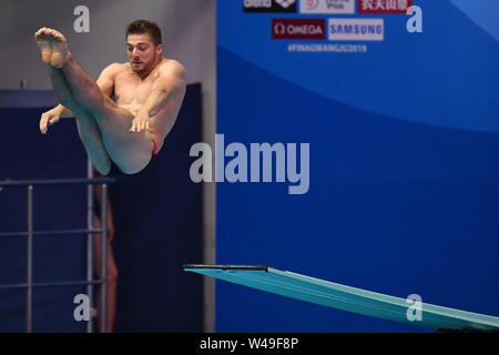 19 juli 2019 Gwangju, Südkorea 18. FINA World Aquatics Championships Alexis Jandard FRA Frankreich Gwangju Südkorea 17/07/2019 Männer 3m Sprungbrett Preliminary 18. FINA World Aquatics Championships Nambu University Aquatics Centre Stockfoto