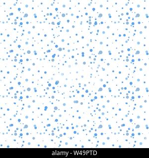 Hellblau Vektor nahtlose Vorlage mit Kreisen. Abbildung mit blauen farbenfrohe abstrakte Kreisen. Muster für die Gestaltung von Stoff, Wallpaper.eps 10. Stock Vektor
