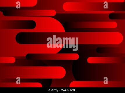 Abstrakt rot schwarz Geometrische dynamische Formen Zusammensetzung pattern Design moderne futuristischen Hintergrund Vector Illustration.. Stock Vektor