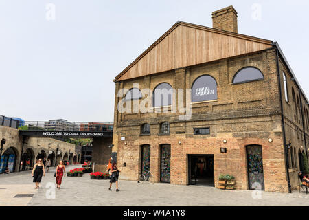 Kohle Tropfen Yard Entwicklung außen in der Nähe von King's Cross in London, Großbritannien Stockfoto