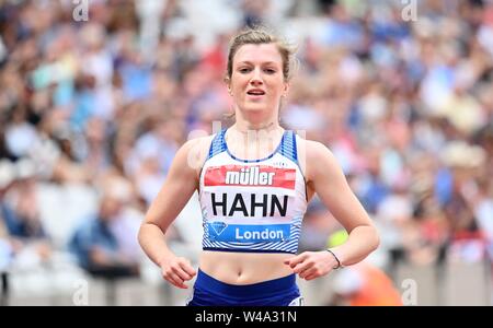 London, Großbritannien. 21. Juli, 2019. Sophie Hahn (GBR). Jahrestag Spiele Leichtathletik. London Stadion. Stratford. London. UK. Kredit Garry Bowden/SIP-Foto Agentur/Alamy Leben Nachrichten. Credit: Sport in Bildern/Alamy leben Nachrichten Stockfoto