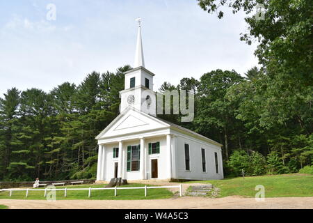 Sturbridge Village, ein Living History Museum gefüllt mit historischen New England Ferienhäuser und Re-inszenierungen in Sturbridge, Massachusetts Stockfoto