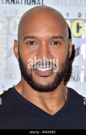 Henry Simmons am Fotoshooting für die ABC-TV-Serie "pilgerzentren Agenten der Abdeckung" auf der San Diego Comic-Con International 2019 im Hilton Bayfront Hotel. San Diego, 19.07.2019 | Verwendung weltweit Stockfoto