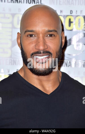 Henry Simmons am Fotoshooting für die ABC-TV-Serie "pilgerzentren Agenten der Abdeckung" auf der San Diego Comic-Con International 2019 im Hilton Bayfront Hotel. San Diego, 19.07.2019 | Verwendung weltweit Stockfoto