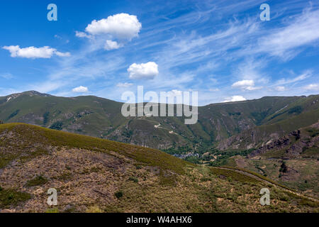 Landschaft der Serra dos Ancares, Leon Provinz, Spanien Stockfoto