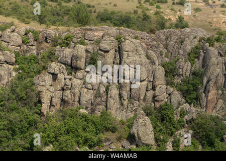 Große Granit Canyon. Dorf Aktove. In der Ukraine. Schöne Landschaft Stockfoto