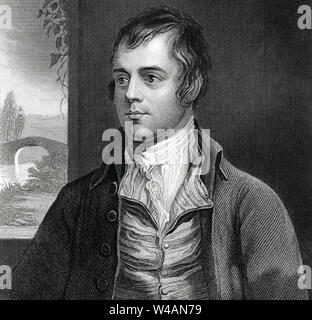 ROBERT BURNS (1759-1796) Schottische Dichter Stockfoto